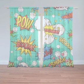 Sablio Záclony Komiks: 2ks 150x250cm