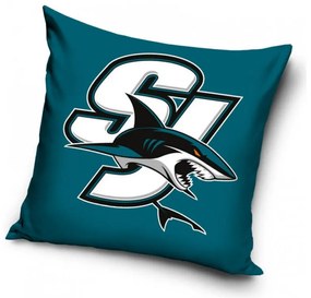 Vankúšik NHL SAN JOSE SHARKS SJ BLUE 40x40 cm