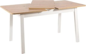 Vintino Jedálenský stôl rozkladací ROSARIO-dub artisan/biela