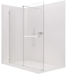 CERANO - Sprchová zástena Medin L/P - chróm, transparentné sklo - 120x195 cm - dvojdielna posuvná, CER-CER-477988