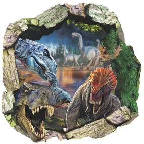 Veselá Stena Samolepka na stenu na stenu Dinosaure Jurský park