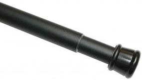 Rozperná tyč 26/23 mm čierna mat, 80 - 130 cm