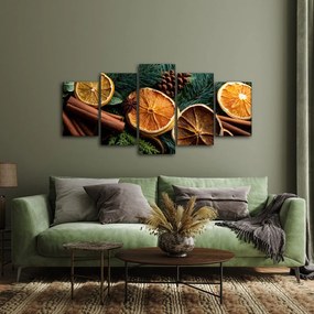 5-dielny obraz čaro vianočných vôní