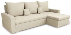 Rozkládací rohová sedací souprava MONDI Béžová