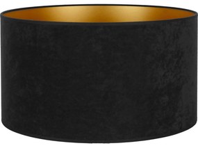 Duolla - Tienidlo univerzálne VELVET E27 pr. 35 cm čierna/zlatá