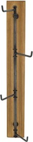 Nástenný vešiak so 4mi háčikmi Mondy - 15*15*50 cm