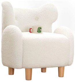 Detské kreslo TOBI biele