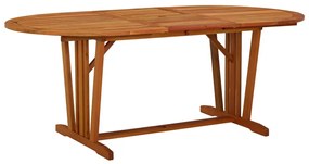 Záhradný stôl 200x100x75 cm masívne eukalyptové drevo 316072