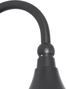 Inteligentné vonkajšie nástenné svietidlo čierne IP44 vrátane Wifi A60 - Daphne