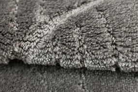 Kúpeľňový koberček Shell sivý