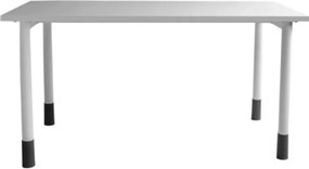 Jednoduchý písací stôl s kovovým rámom BO02/7