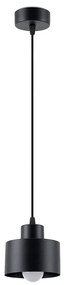 Závesné svietidlo Savar 1, 1x čierne kovové tienidlo