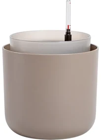Plastia Samozavlažovací kvetináč Tolita hnedá, pr. 19 cm, pr. 19 cm