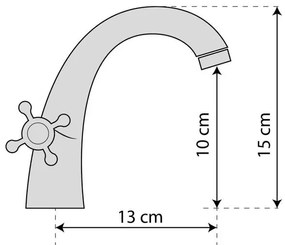 Umývadlová batéria - RETRO BRONZE 1