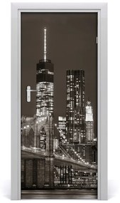 Fototapeta samolepiace dvere Manhattan New York 75x205 cm