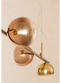 Redo 01-2779 - Luster na tyči ROY 5xG9/10W/230V