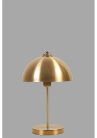 Stolová lampa v zlatej farbe s kovovým tienidlom (výška 40 cm) Lungo – Opviq lights
