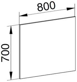 Mereo Mereo, Zrkadlo na bielej doske, MER-CN693