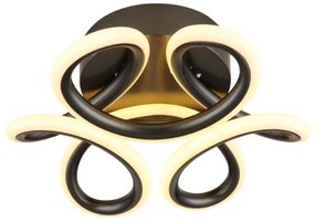 Globo 67386-24A - LED stropné svietidlo MELISAND LED/24W/230V pr. 26 cm čierne