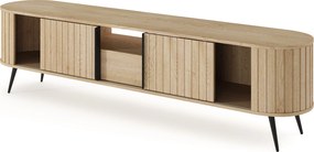 TV stolík Luvio 196 cm so zásuvkou - dub cremona