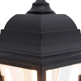 Inteligentné vonkajšie nástenné svietidlo čierne IP44 vrátane Wifi ST64 - Capital