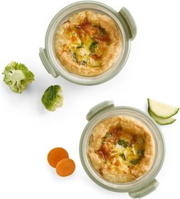 Sklenené formy do teplovzdušnej fritézy v sade 4 ks ø 9,5 cm – Lékué