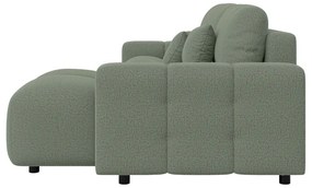 Svetlozelená rozkladacia rohová pohovka (variabilná) Luki – Ropez