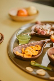 HK living Drevená miska Pear Acacia Medium