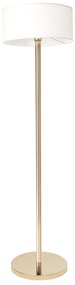 Toolight - Podlahová stojaca lampa E27 APP966-1F, zlatá-biela, OSW-04051