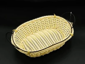 Prútený košík plastový 27x19cm