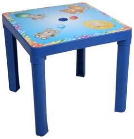 STAR PLUS Detský záhradný nábytok - Plastový stôl modrý