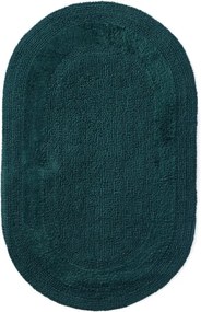 Kúpeľňový koberček Javo Cotton zelený ovál