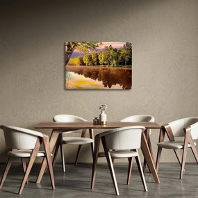 Obraz - Za riekou (70x50 cm)