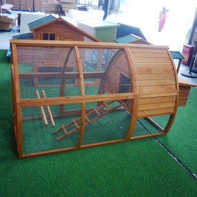 Drevený kurník KENNIVA SUE 2080 x 820 x 1030 mm