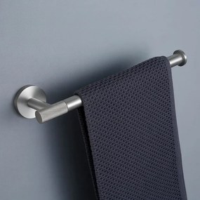 Rea Modern, kúpeľňový vešiak na uterák 26,5cm, 6610a, brúsená oceľ, REA-98014