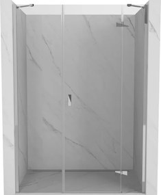Mexen Mist-H, 1-krídlové sprchové dvere pravé 155 cm, číre sklo, chrómový profil, 8A5-155-001-01-00-P