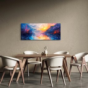 Obraz - Maľba krajiny (120x50 cm)