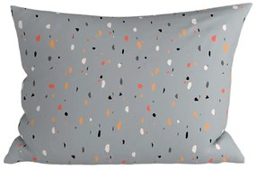 Sada 2 ks dekoračných obliečok na vankúš PINTURA 40x60 cm, sivá