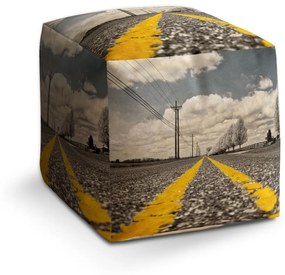 Sablio Taburet Cesta: 40x40x40 cm