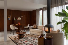 Dutchbone Boho Stone čalúnená sedačka - Tmavosivá