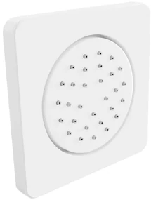 Mexen - podmietková sprchová tryska, štvorcová, 130x130 mm, biela, 79366-20