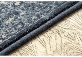 Vlnený kusový koberec Rozet modrý 240x340cm