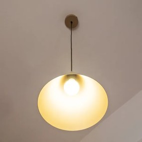 Luster na lanku ETNA II 1xE27/15W/230V priem. 25 cm béžový