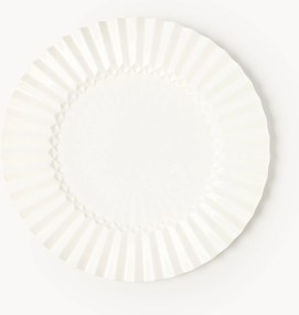 Porcelánový servírovací tanier's embosovaným vzorom Antonin