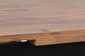 Rozkladací jedálenský stôl  (pre 4 až 6 osôb) Pollo (Orech + Čierna). Akcia -14%. Vlastná spoľahlivá doprava až k Vám domov. 1072958