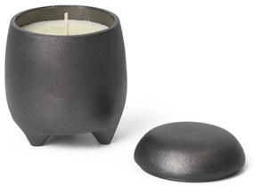 Ferm Living Neparfumovaná sviečka v dóze Evoke Blackened