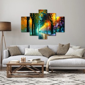 Obraz - Nočná prechádzka (150x105 cm)