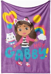 Coral fleece deka Gábinin kúzelný domček – motív Ahoj Gábi - 150 x 200 cm