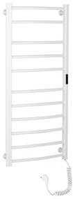 Cerano Luca, elektrický sušiak uterákov s displejom 1160x550 mm, 187W, biela, CER-LIV-W-EG-11-55