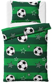 TipTrade Bavlnené obliečky 140x200 + 70x90 cm - Futbal